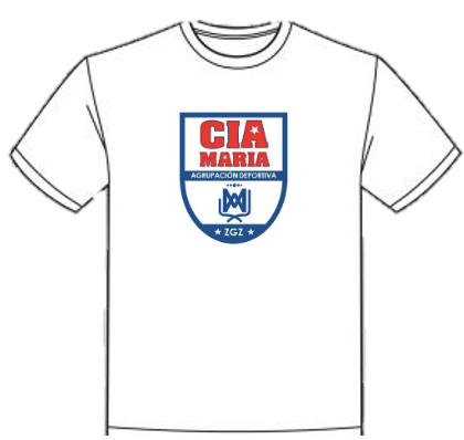 Camiseta blanca A.D Cía María